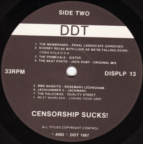 Various : Censorship Sucks! (LP, Comp)
