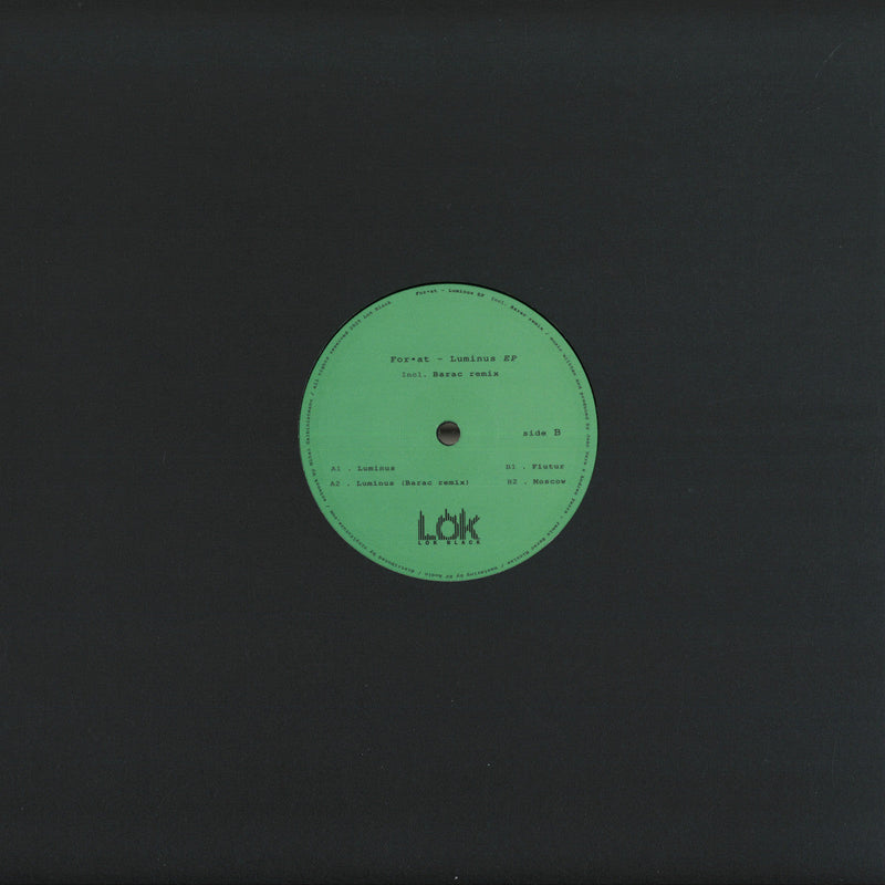 For•at - Luminus EP — front sleeve