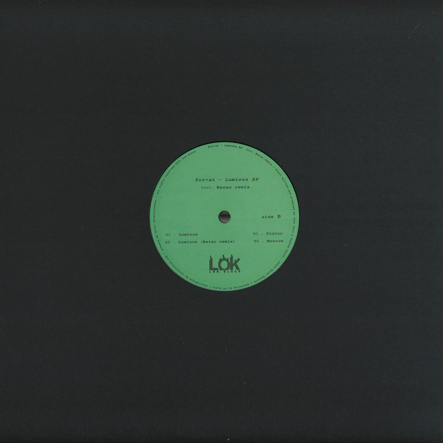 For•at - Luminus EP — front sleeve