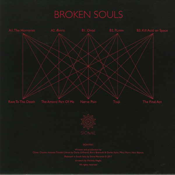 Various - Broken Souls — back sleeve