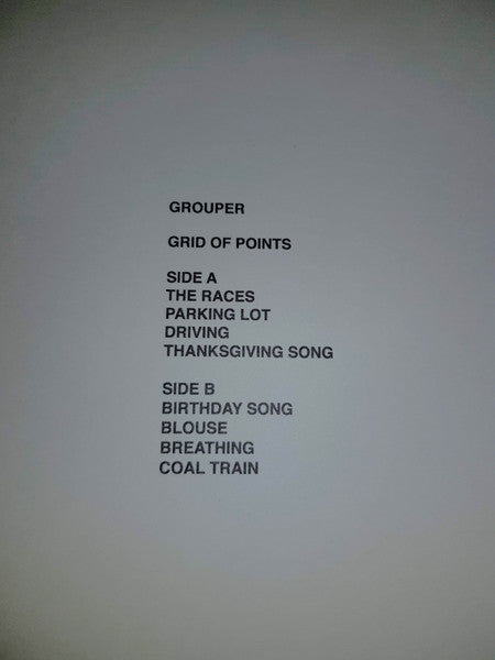 Grouper - Grid Of Points — back sleeve