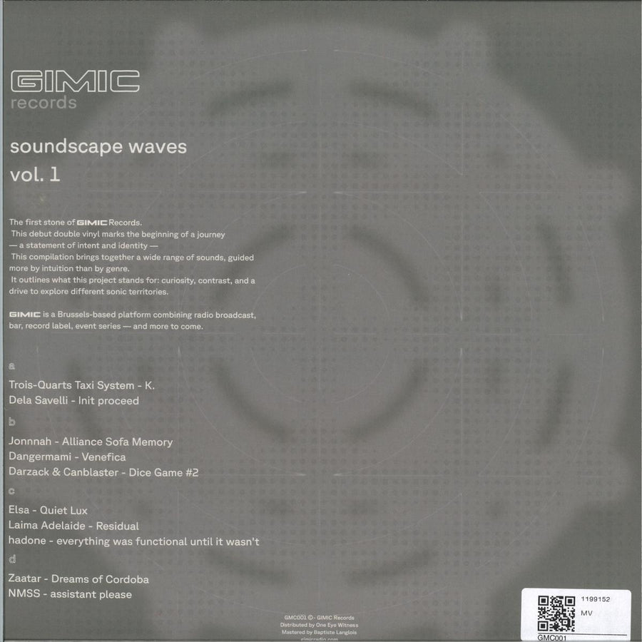 Various - Soundscape waves Vol.1 — back sleeve