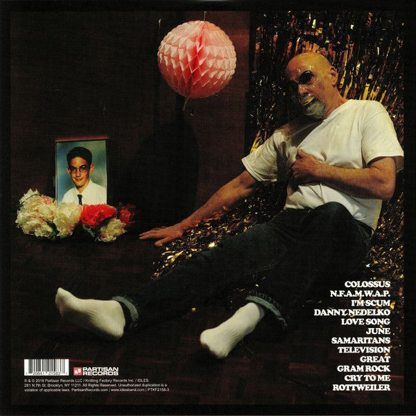 Idles - Joy As An Act Of Resistance — back sleeve