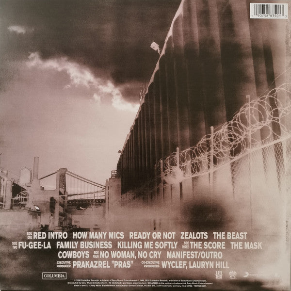 Fugees - The Score — back sleeve