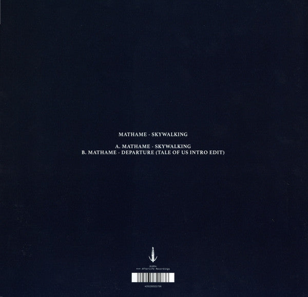 Mathame - Skywalking — back sleeve