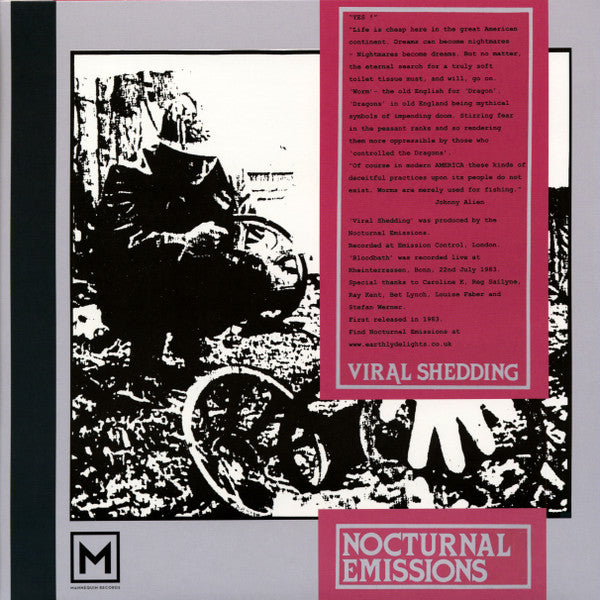 Nocturnal Emissions - Viral Shedding — back sleeve
