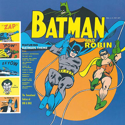 The Sensational Guitars Of Dan & Dale / Sun Ra & The Blues Project - Batman And Robin — front sleeve