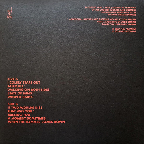 Pink Turns Blue - If Two Worlds Kiss — back sleeve