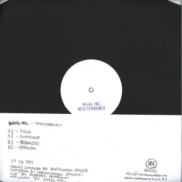 Wang Inc. - MEDITERRANEO — back sleeve