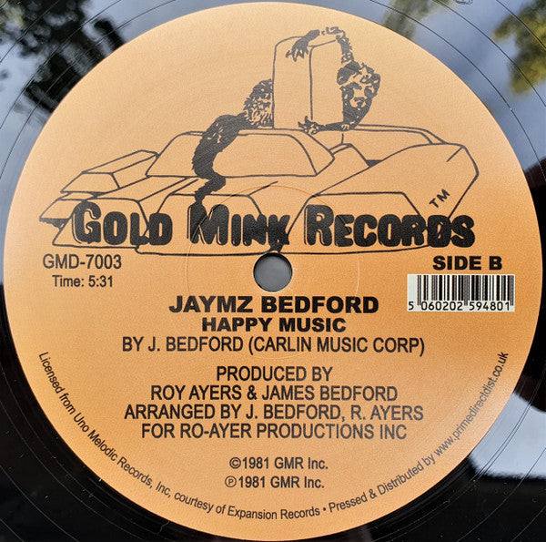 James Bedford - Just Keep My Boogie — back sleeve
