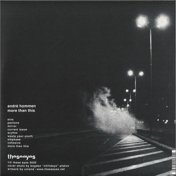 André Hommen - More Than This — back sleeve