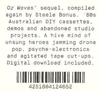 Various - Oz Echoes: DIY Cassettes And Archives 1980-1989 — back sleeve