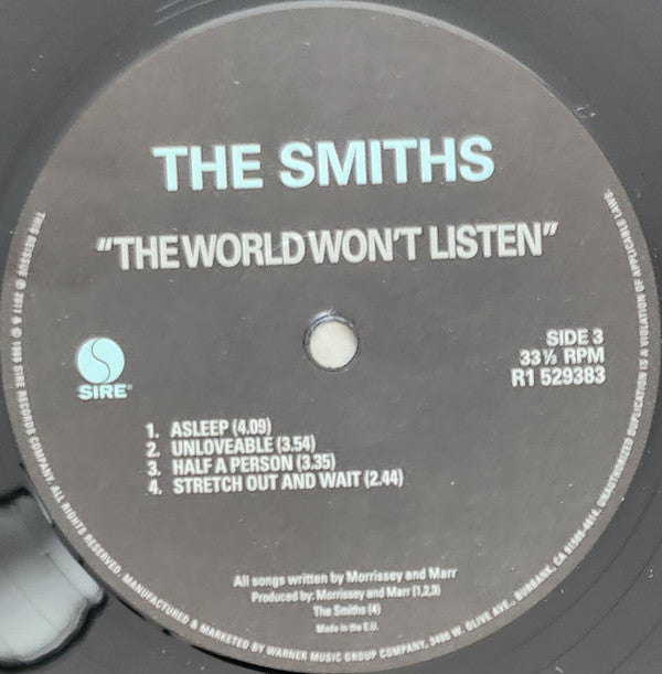 The Smiths : The World Won't Listen (LP, Comp, RE)