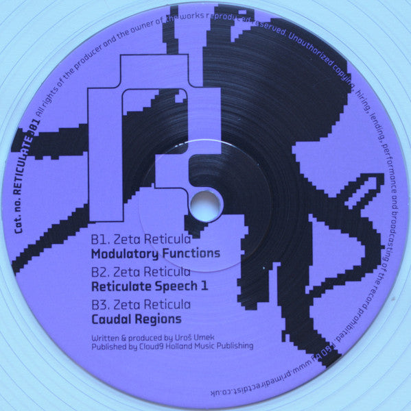 Zeta Reticula - Ascending Pathways — back sleeve