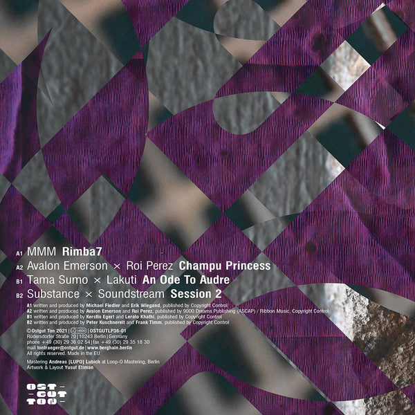 Various - Ostgut Ton | Fünfzehn + 1 — back sleeve