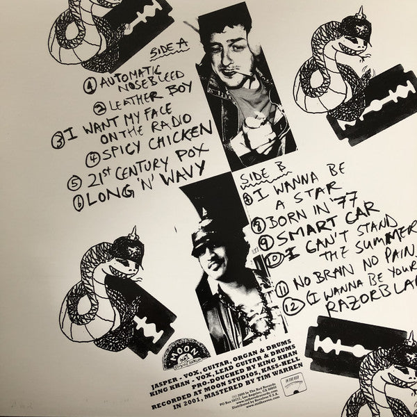 The Black Jaspers - The Black Jaspers — back sleeve