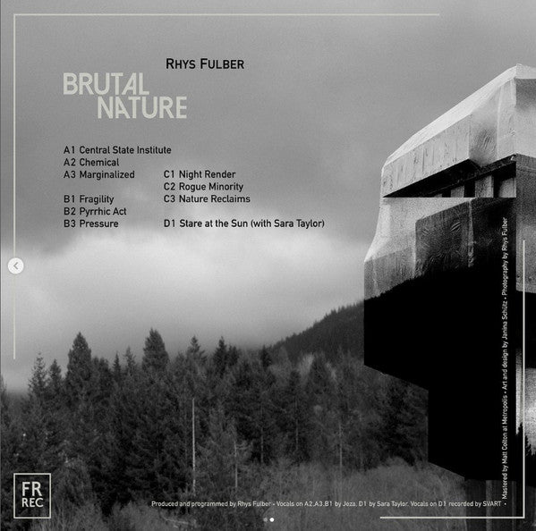 Rhys Fulber - Brutal Nature — back sleeve