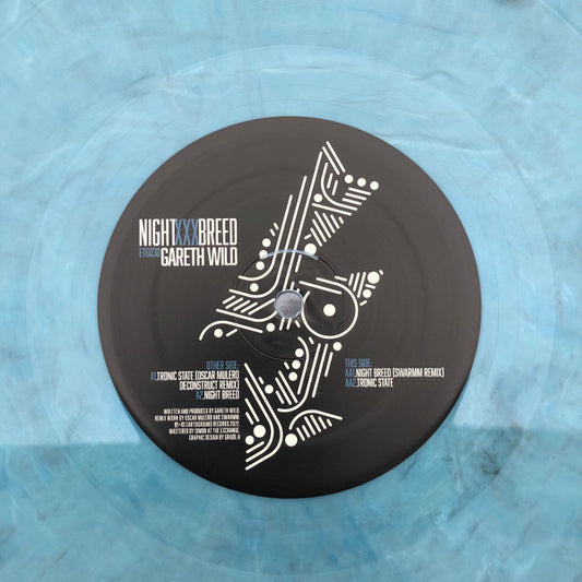 Gareth Wild : Night Breed (12", EP, Ltd, Blu)