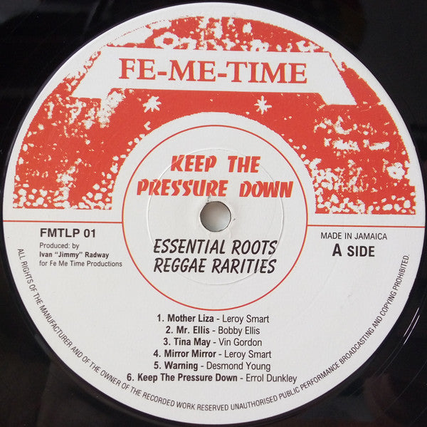 Various : Keep The Pressure Down (LP, Comp)