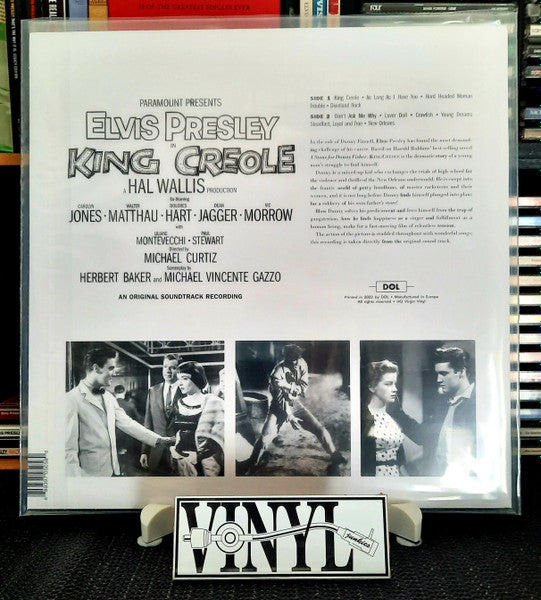 Elvis Presley - King Creole — back sleeve