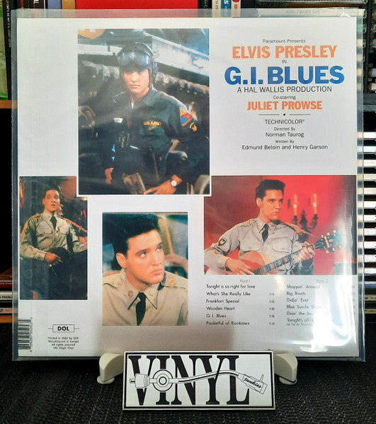 Elvis Presley - G.I. Blues — back sleeve