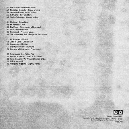 Various - 80s Underground Cassette Culture : Volume 2 — back sleeve