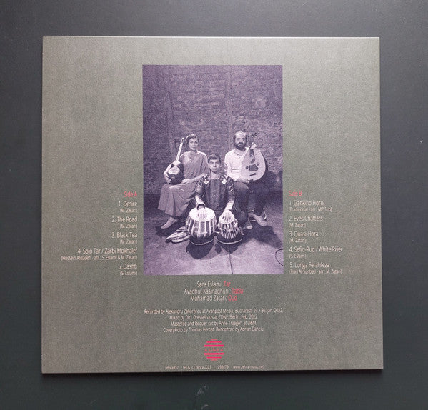 Mohamad Zatari Trio - Istehlal — back sleeve
