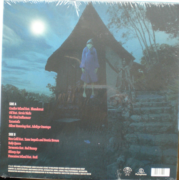 Gorillaz - Cracker Island — back sleeve
