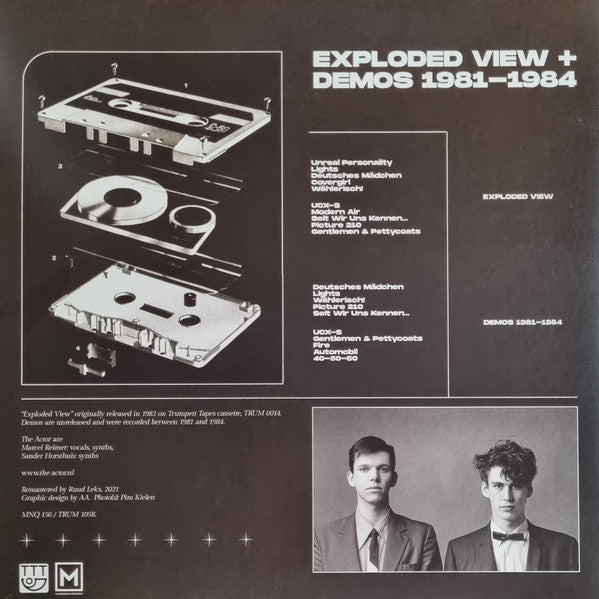 The Actor - Exploded View + Demos 1981-1984 — back sleeve