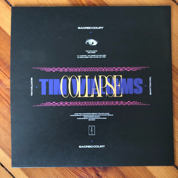 Tim Williams - Collapse EP — back sleeve