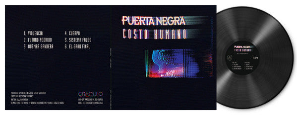 Puerta Negra - Costo Humano — back sleeve