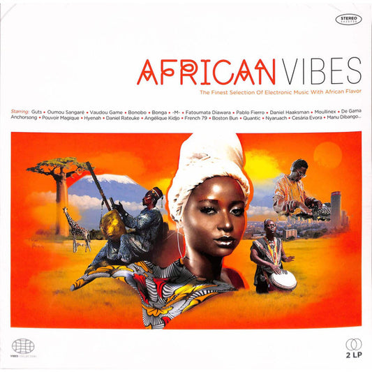 Various : African Vibes: The Finest Selection Of Electronic Music With African Flavor (2xLP, Comp)