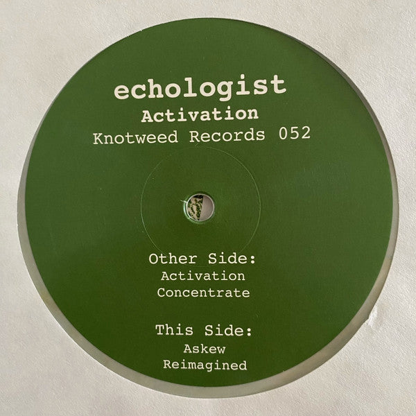 Echologist - Activation E.P. — front sleeve