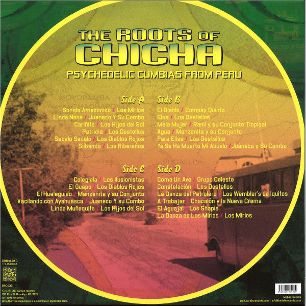 Various - The Roots Of Chicha (Psychedelic Cumbias From Peru) — back sleeve