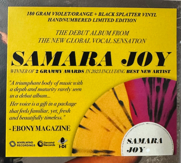 Samara Joy - Samara Joy — back sleeve