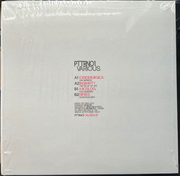 Various - Delusion — back sleeve