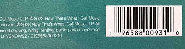 Various : Now Yearbook '92 (3xLP, Comp, Gre)