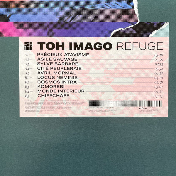 Toh Imago - Refuge — back sleeve