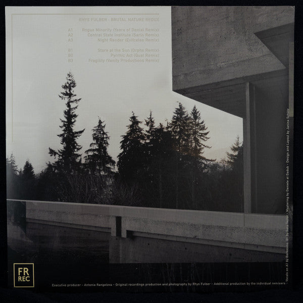 Rhys Fulber - Brutal Nature Redux — back sleeve
