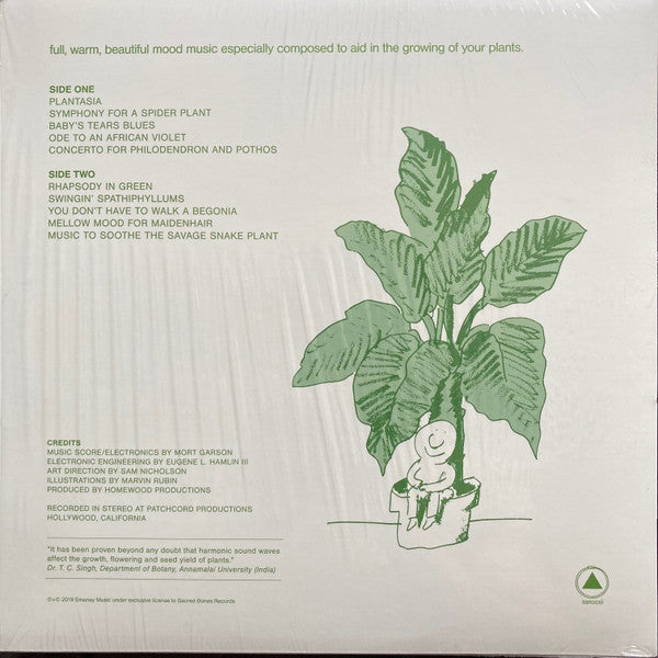 Mort Garson - Mother Earth's Plantasia — back sleeve