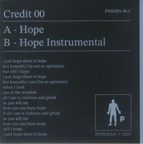 Credit 00 - Hope — back sleeve