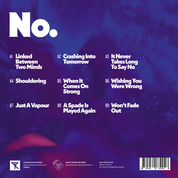 Soft Riot - No. — back sleeve