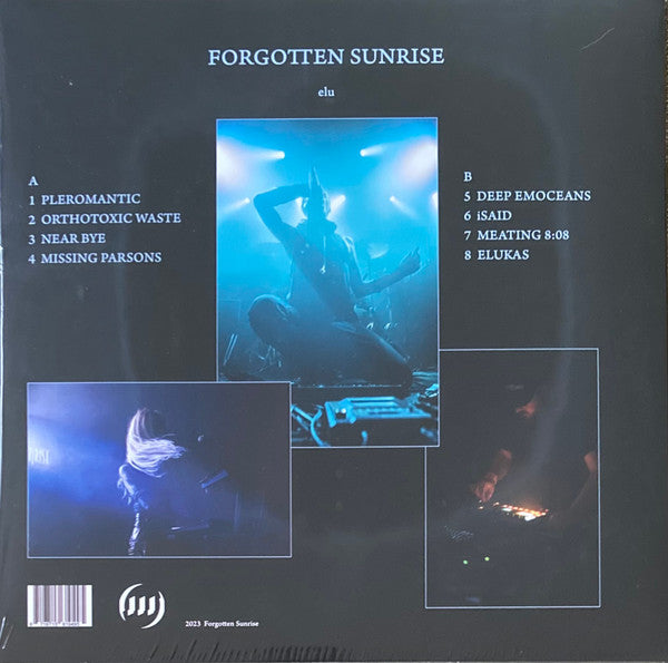 Forgotten Sunrise - elu — back sleeve