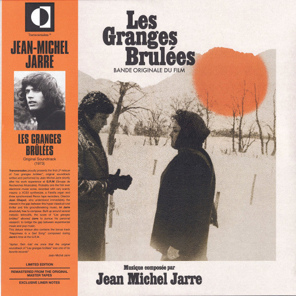 Jean-Michel Jarre - Les Granges Brûlées (Bande Originale Du Film) — front sleeve