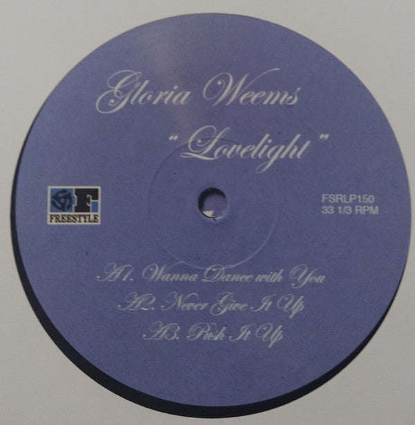Gloria Weems - Lovelight — back sleeve