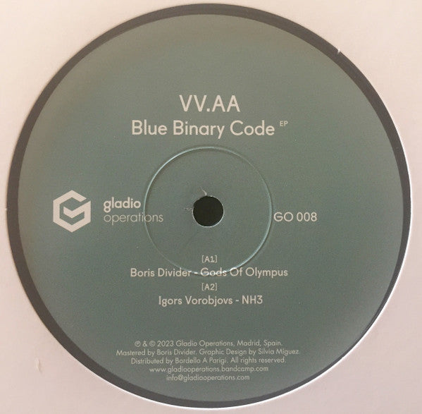 Various - Blue Binary Code EP — front sleeve