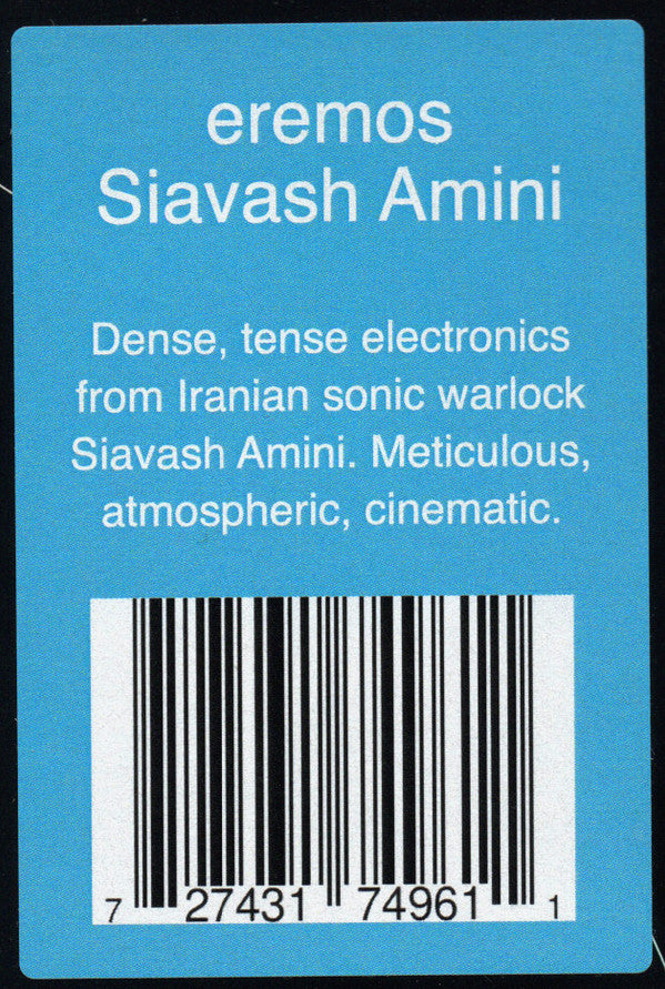 Siavash Amini - Eremos — back sleeve