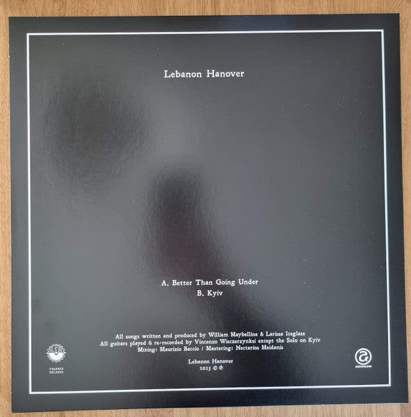 Lebanon Hanover - Better Than Going Under b/w Kyiv β back sleeve