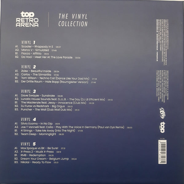 Various - Retro Arena (The Vinyl Collection) — back sleeve