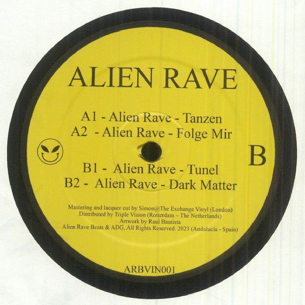 Alien Rave - Alien Rave — back sleeve